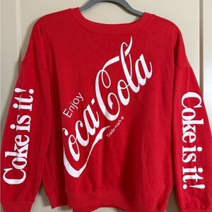 Coca Cola Red Sweatshirt Vintage